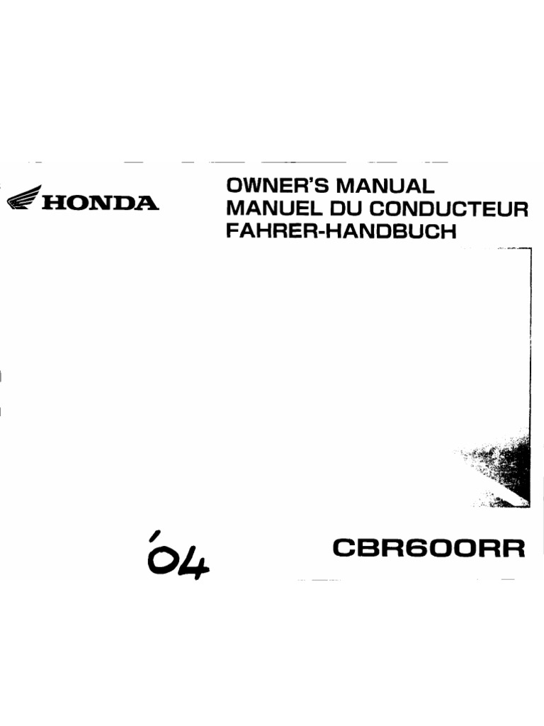 HONDA CBR600RR WORKSHOP MANUAL PDF FREE DOWNLOAD visual data 2