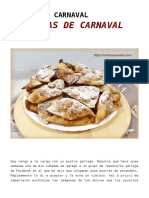 Receta Orejas de Carnaval