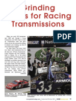 Gear Grindding For Racing Transmission