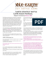 Middle-Earth Strategy Battle Game Rules Manual: Designer's Commentary