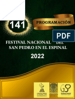 Programación Festival Nacional del San Pedro en El Espinal 2022