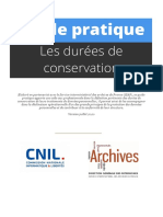 Guide Durees de Conservation