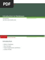 Introduction To Database