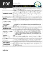 Lesson Plan Template: Directions