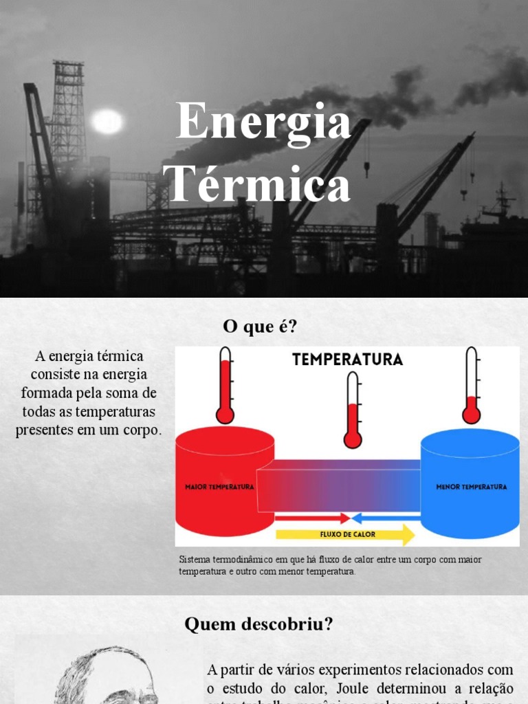 Exemplos E Definicoes De Energia Termica Energia Solar Fotovoltaica E