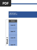 Upper Lower Program - 6x