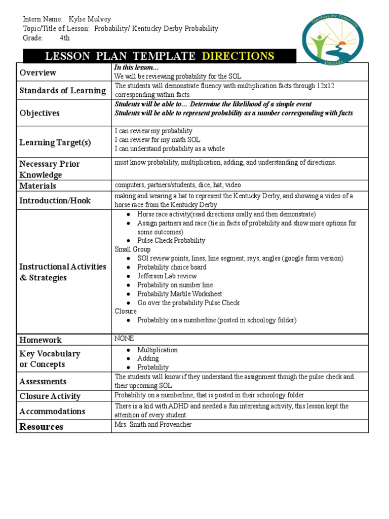 4th Grade Probability Lesson | PDF | Great Expectations | Lesson Plan