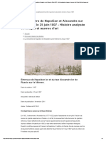 La Rencontre de Napoléon Et Alexandre Sur Le Niémen Le 25 Juin 1807 - Histoire Analysée en Images Et Œuvres D'art - Https