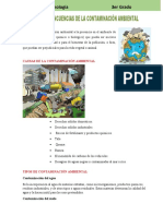 Causas y Consencuencias de La Contaminación Ambiental