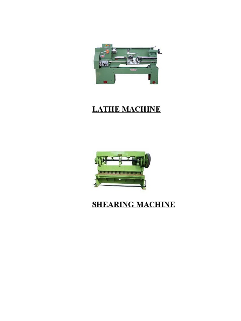 Overview of Machine Tools | PDF