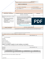 Sesión de Aprendizaje 06 de Junio