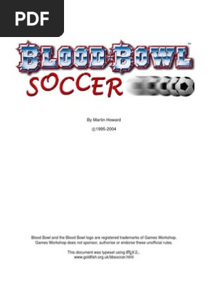Blood Bowl Soccer 3