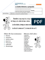 Actividad Historia y Geografía 5