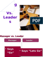 Manag Ers vs. Leader S