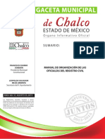 Informe Detallado de Políticas Públicas en El Estado de Chalco