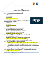 Phiếu Trắc Nghiệm Bài Số 1.1 - @