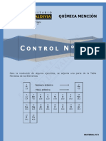 Química Mención: Control N° 2