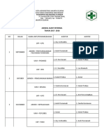 Daftar Absensi Audit Internal