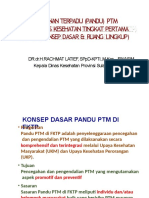 PELAYANAN TERPADU (PANDU) PTM DI FASILITAS KESEHATAN TINGKAT PERTAMA (FKTP) (KONSEP DASAR & RUANG LINGKUP) - Dikonversi