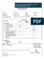 Provisional Marksheet: Environmental Study Rashtra Gaurav