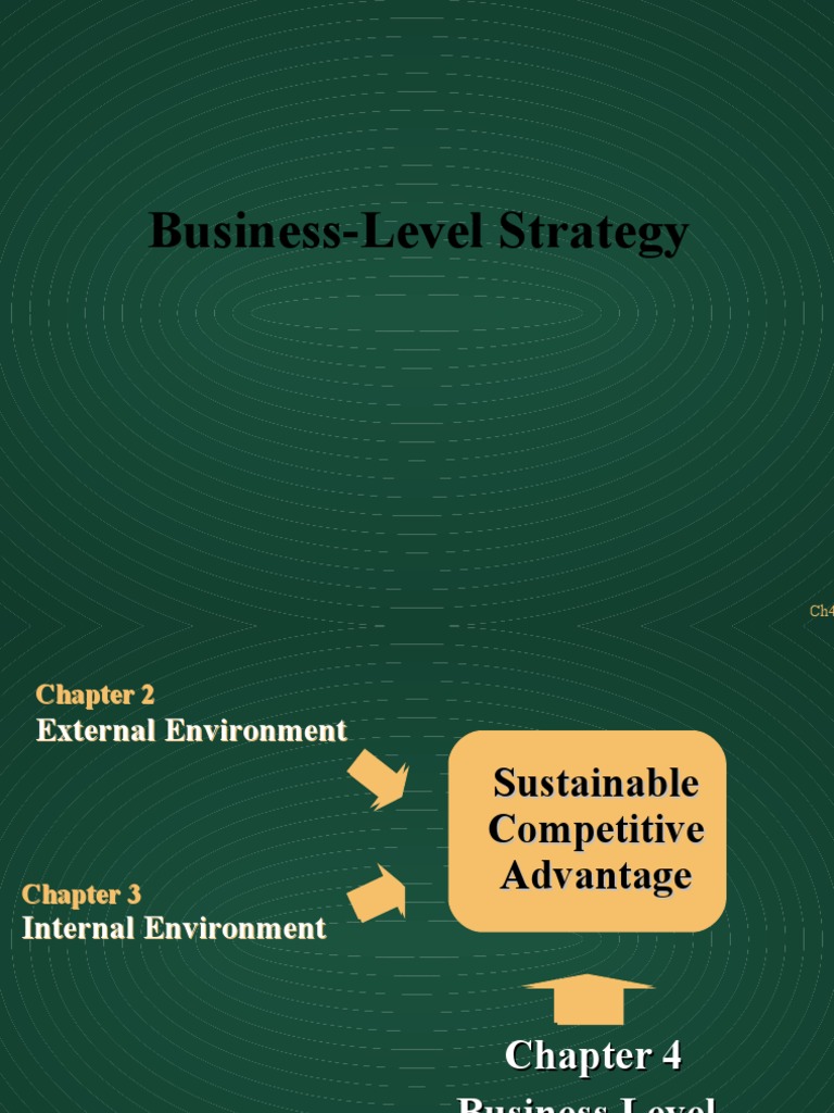 Business Level StrategyHitt PDF Competitive Advantage Strategic
