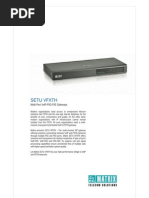 Download Matrix SETU VFXTH by Matrix Comsec SN57733132 doc pdf