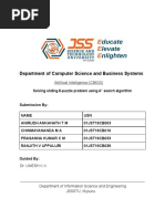 Department of Computer Science and Business Systems: Artificial Intelligence (CB630)