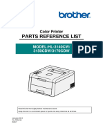Parts Reference List: Color Printer