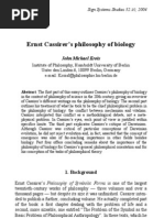Download Ernst Cassirers Philosophy of Biology John Michael Krois by cmshim SN57733669 doc pdf
