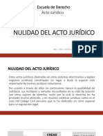 SEMANA 9 y 10 - NULIDAD DEL ACTO JURIDICO