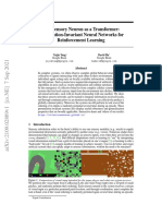 The Sensory Neuron As A Transformer: Permutation-Invariant Neural Networks For Reinforcement Learning