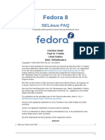 Fedora 8 SELinux - FAQ en US