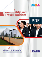 MBA in Hospitality - Tourism - 2022 23