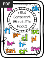 Initial Consonant Blends Mix Pack 3