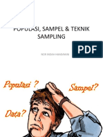 Populasi, Sampel, Teknik Sampling