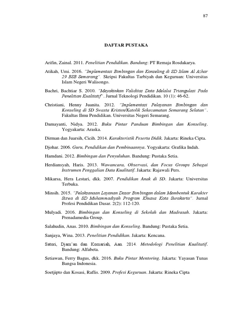 Daftar Pustaka | PDF