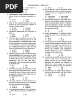 Thermo 1 Mastery Test