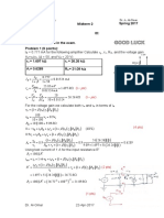 Ideal: EE 233/51 Midterm 2 Spring 2017 Name: ID: There Are 15 Points in The Exam. Problem 1 (9 Points)