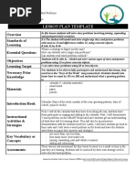 Lesson Plan Solving by Square Root | PDF | Quadratic Equation | Homework