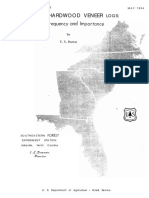 In Hardwood Veneer: Defects Logs