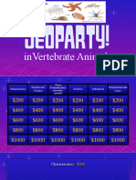 Invertebrate Animals Jeopardy