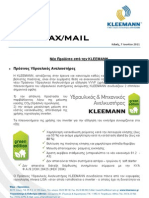 KLEEMANN NewsFax/Mail 06/11 (Greek Version)
