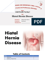 Hiatal Hernia Disease: Adult Health Nursing I
