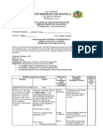 Universidad de Manila: College of Health Sciences 1 Semester, AY 2021-2022