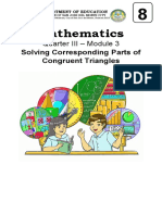 Mathematics: Solving Corresponding Parts of Congruent Triangles