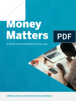 Money Matters: A Guide To Small-Business Financing