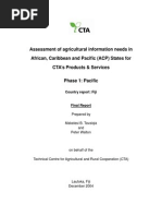 Fiji - Assessment of Agricultural Information Needs
