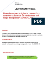 Plan de Vigilancia, Prevención y Control Del Sarscov2 - RM 972