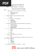 Data Warehousing MCQ