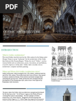 Gothic Architecture: Hebin Aby Ionic Roll No.18 S4